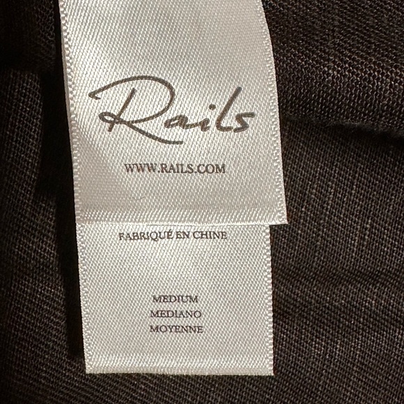 Rails Black Star Women’s Button Down - Picture 9 of 10